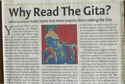Why Read The Gita? – The Times of India